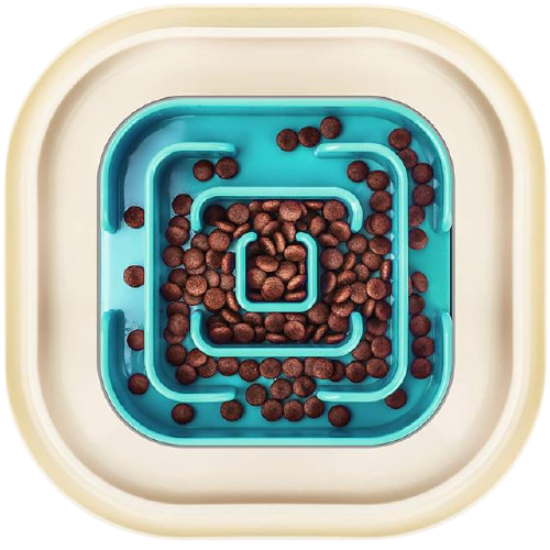 No-Spill Slow Feeder For Dogs