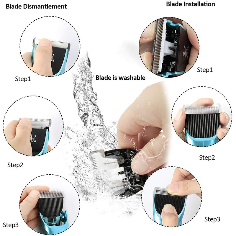 Powerful Cordless Dog Hair Trimmer