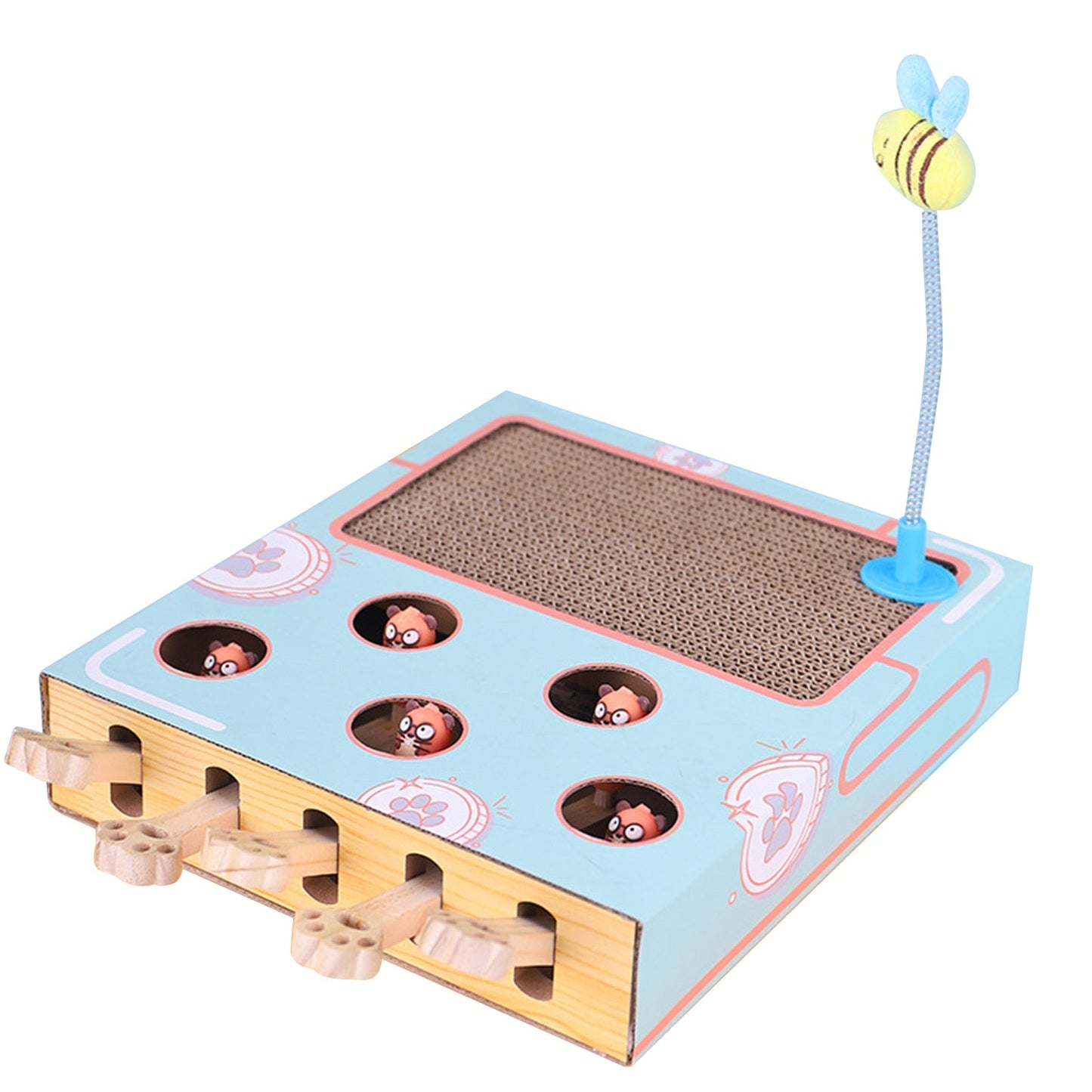 Funny Cat Toy Turntable Scratch Board