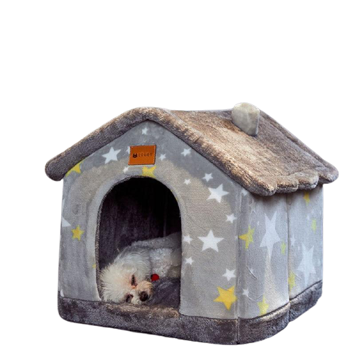 Foldable Dog House Kennel Bed