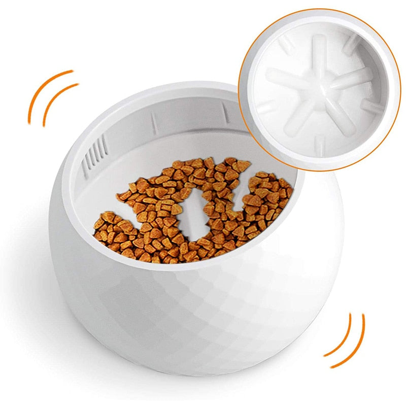 No Spill Slow Feeder Dog Wobbler Bowl