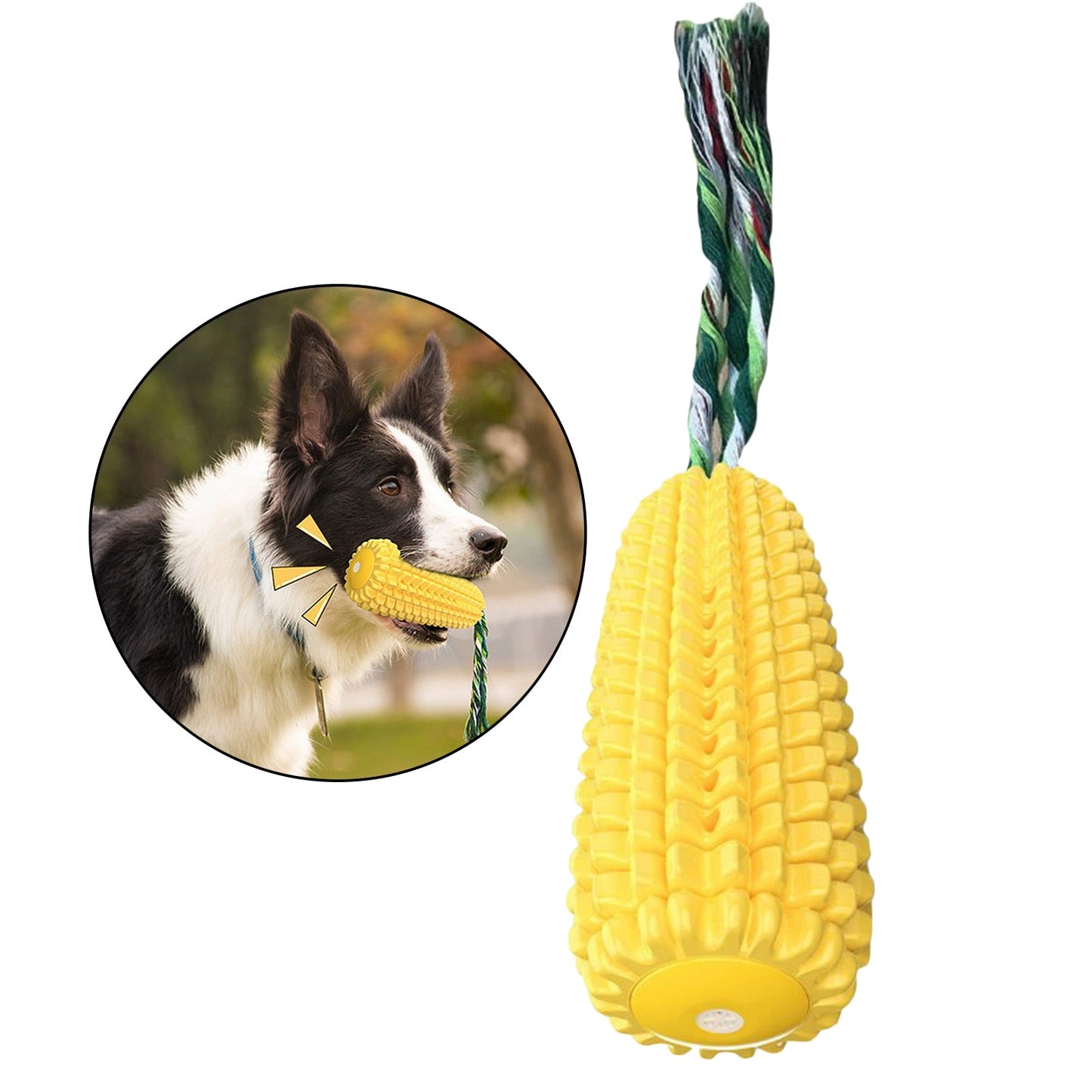 Indestructible Rubber Molar Stick Dog Toy