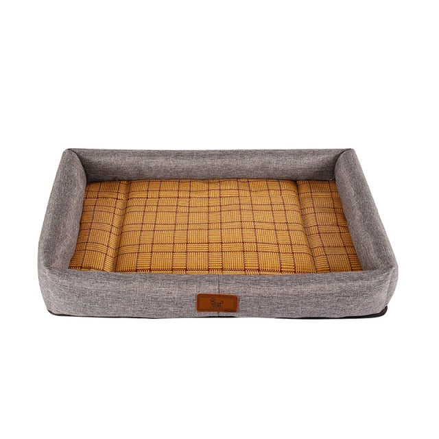 Summer Cooling Pet Dog Silk Bed