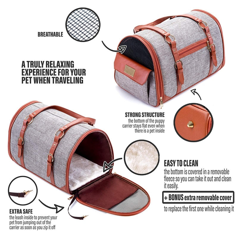 Luxury Premium Dog Carrier Bag