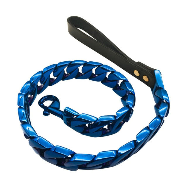 Premium Stainless Steel Metal Dog Leash