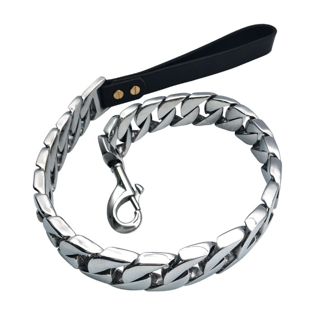 Premium Stainless Steel Metal Dog Leash