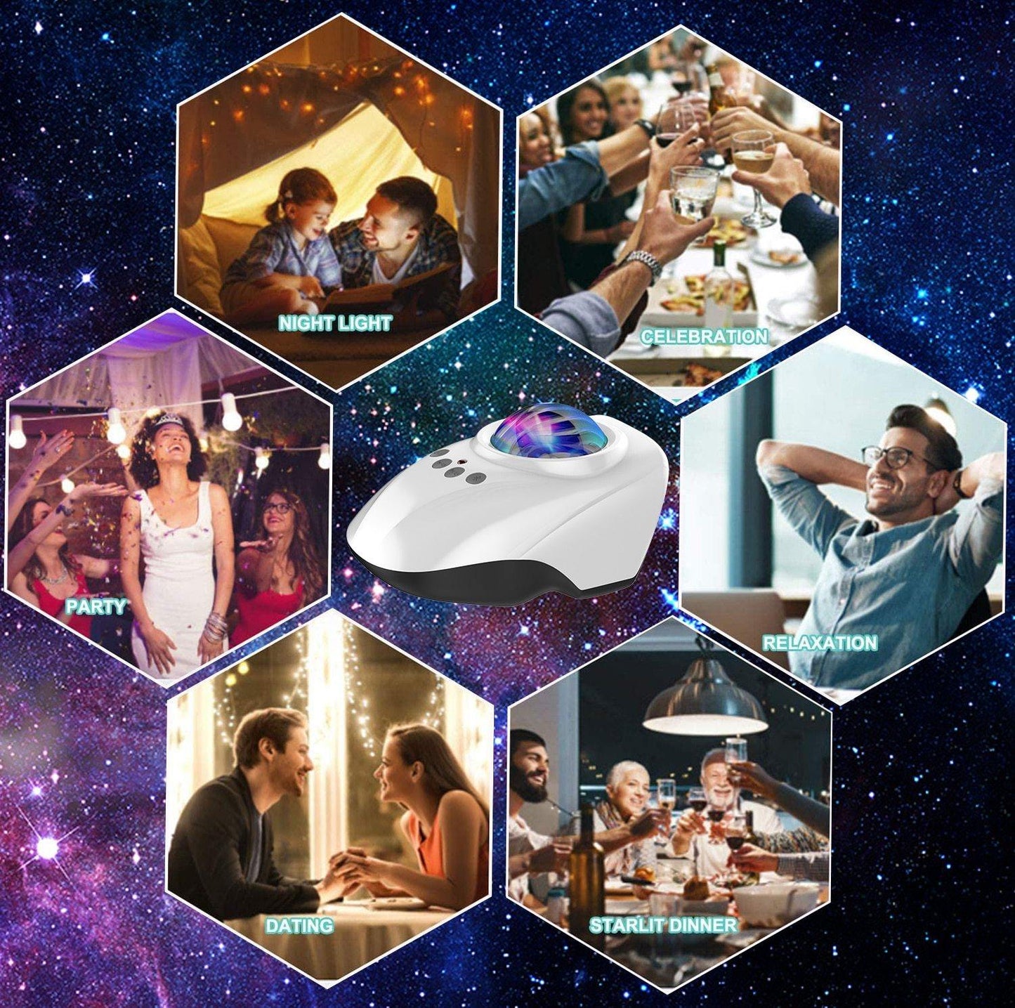 Aurora Starry Sky Night Projector - Bark ‘n’ Paws