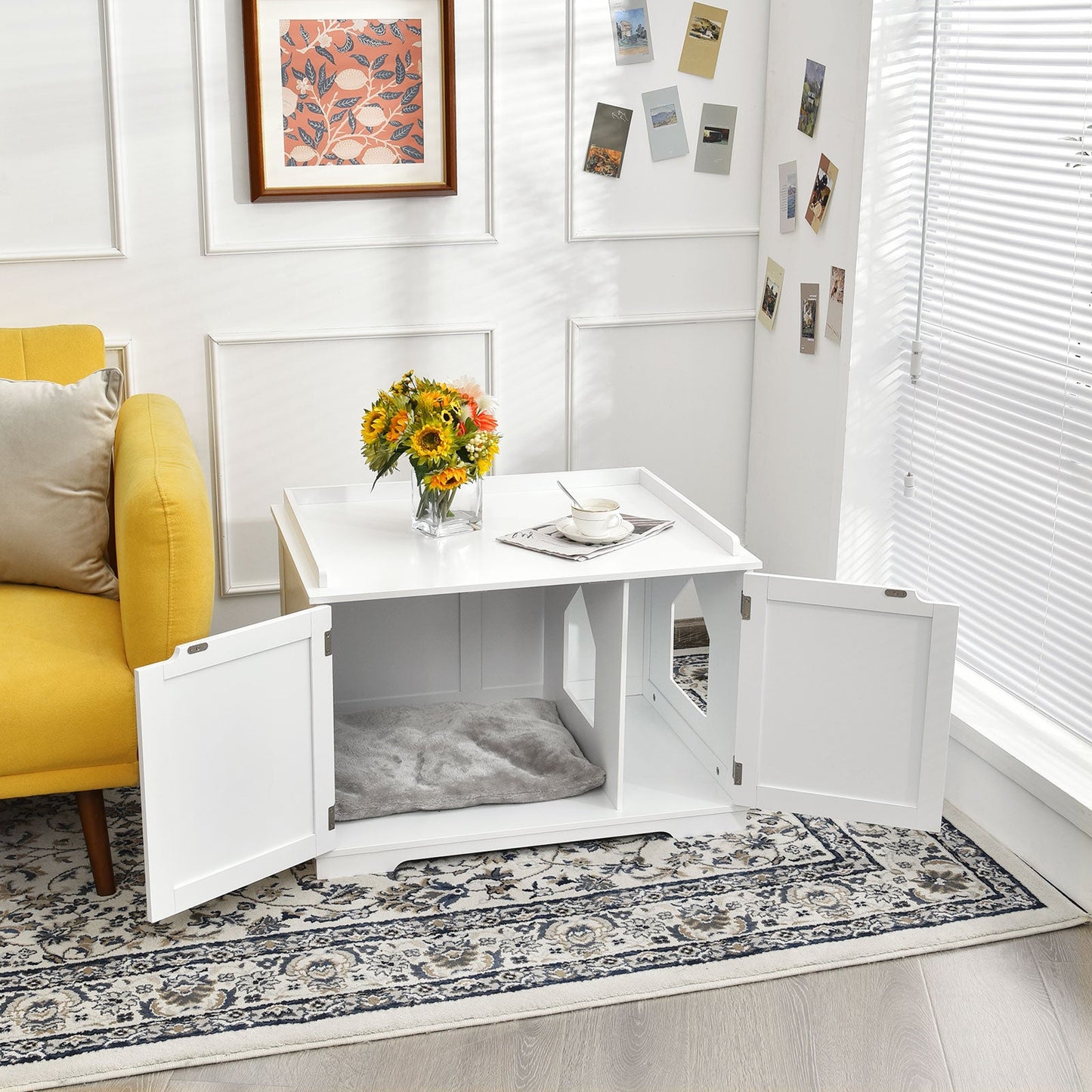 Premium Wooden Cat House