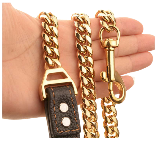 Luxury Gold Dog Leash