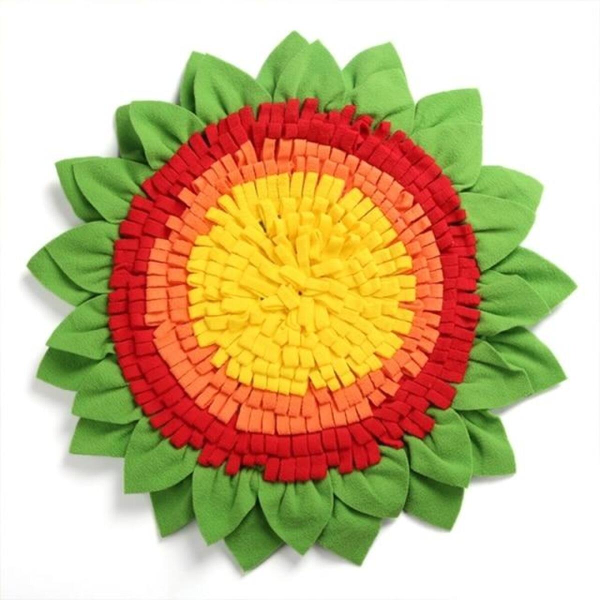 Round Flower Dog Snuffle Feeding Mats
