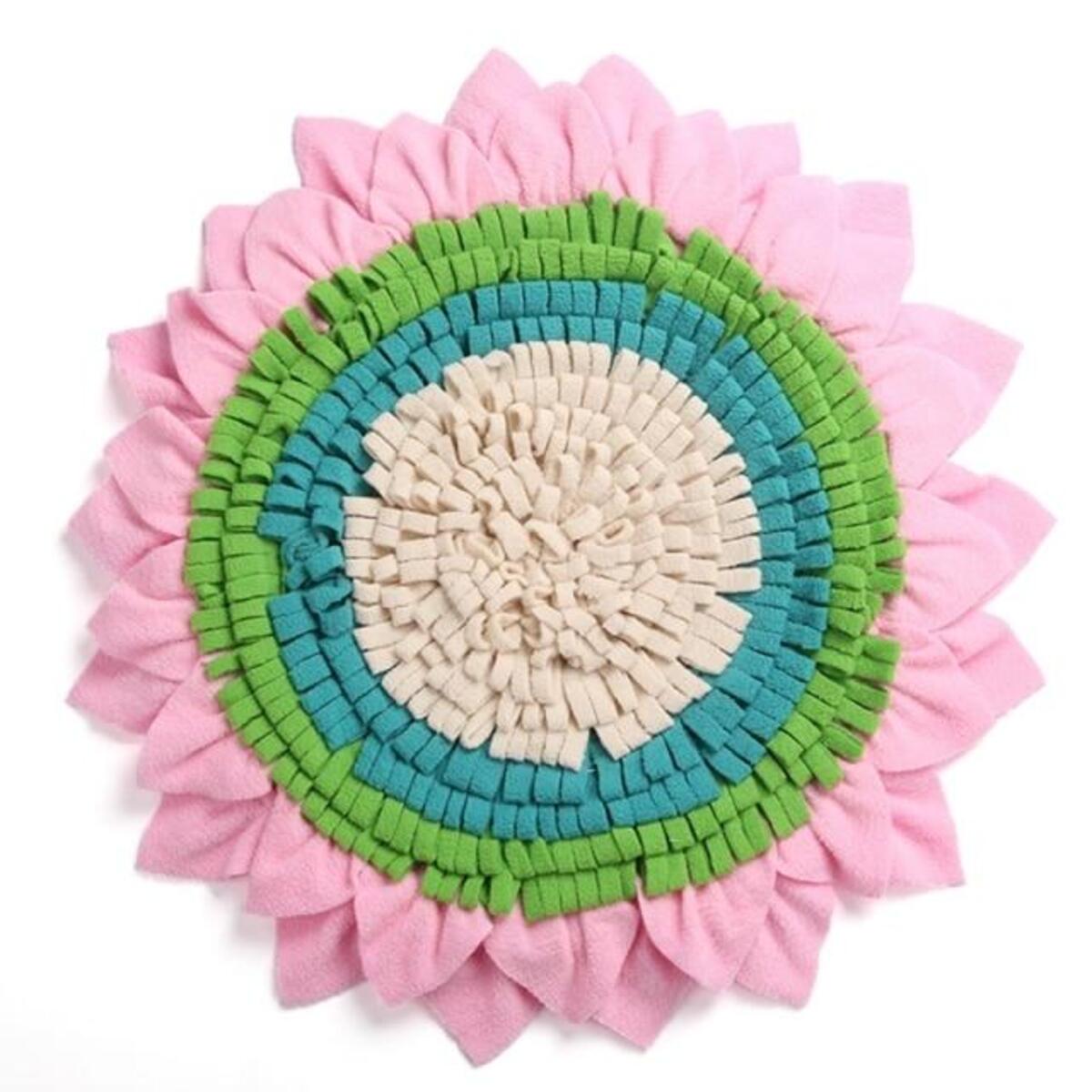 Round Flower Dog Snuffle Feeding Mats
