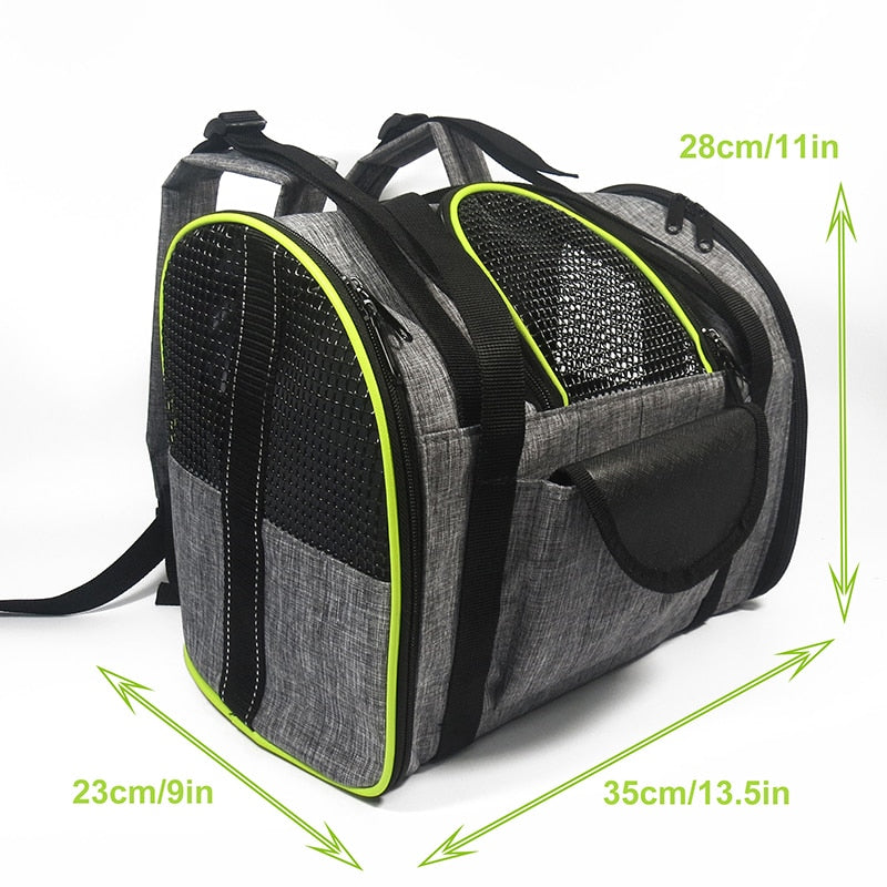 Sturdy Reflective Foldable Dog Carrier