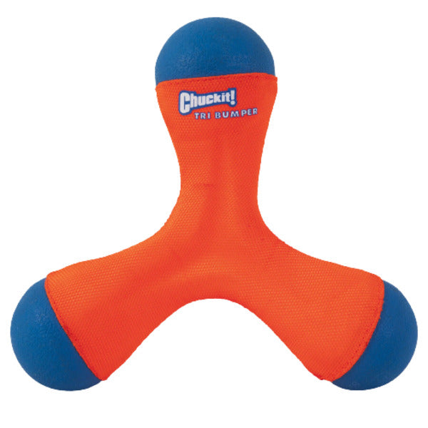 Tri-Bumper Fetch Dog Training Toy