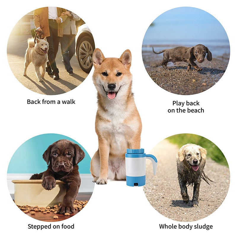 Automatic Silicone Dog Paw Cleaner