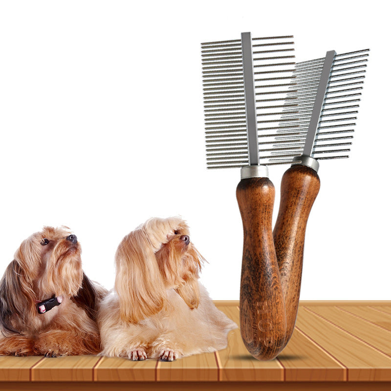 Double Sided Stainless Steel Dog Comb