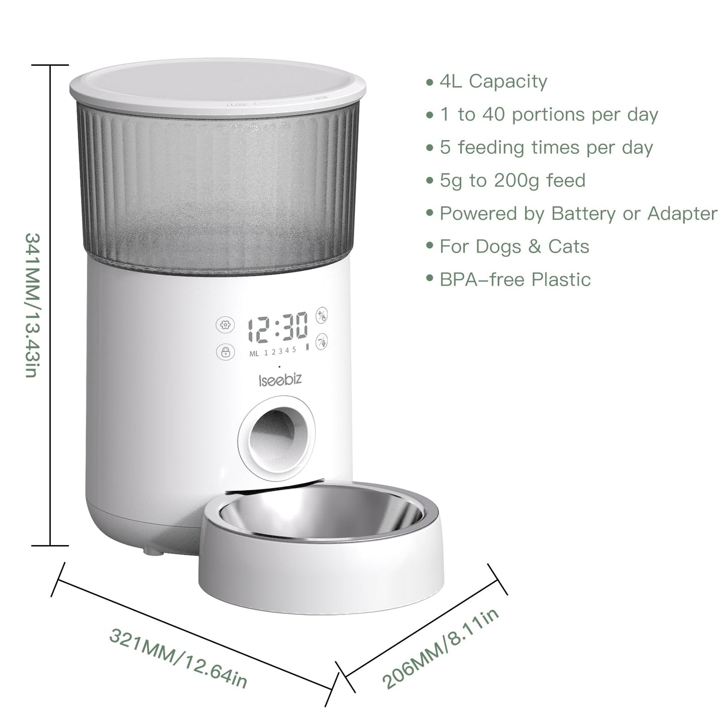 4L Automatic Smart Pet Feeder
