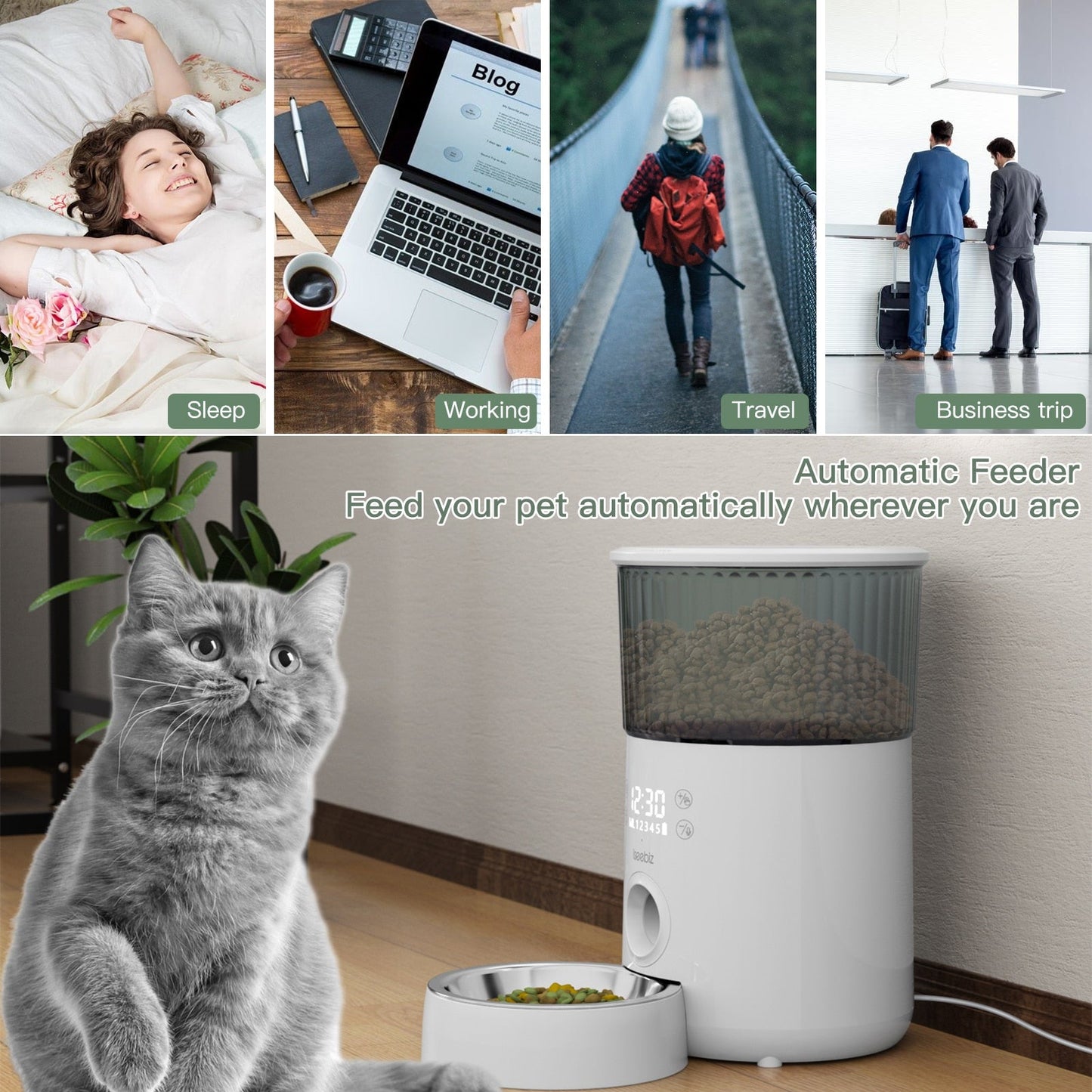 4L Automatic Smart Pet Feeder