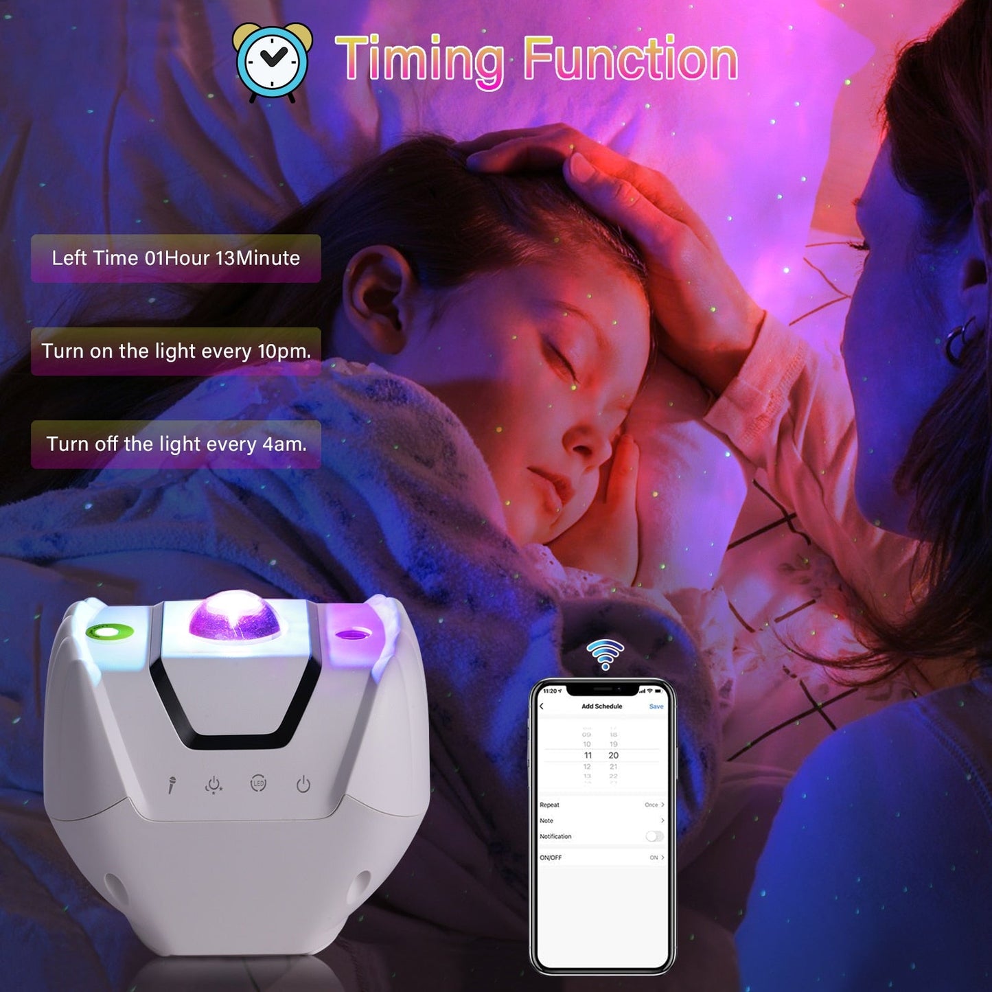 Smart Wifi App Star Galaxy Projector