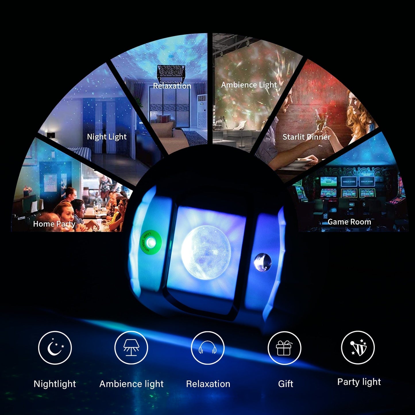 Smart Wifi App Star Galaxy Projector