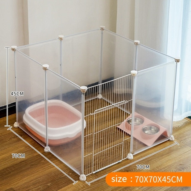 Portable Metal Wire Pet Playpen