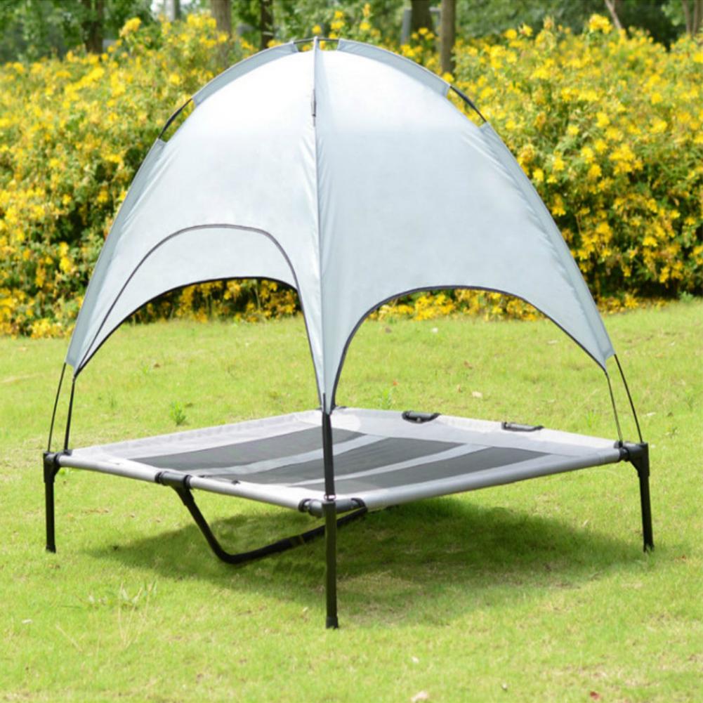 Outdoor Dog Camp Tent With Sun Canopy