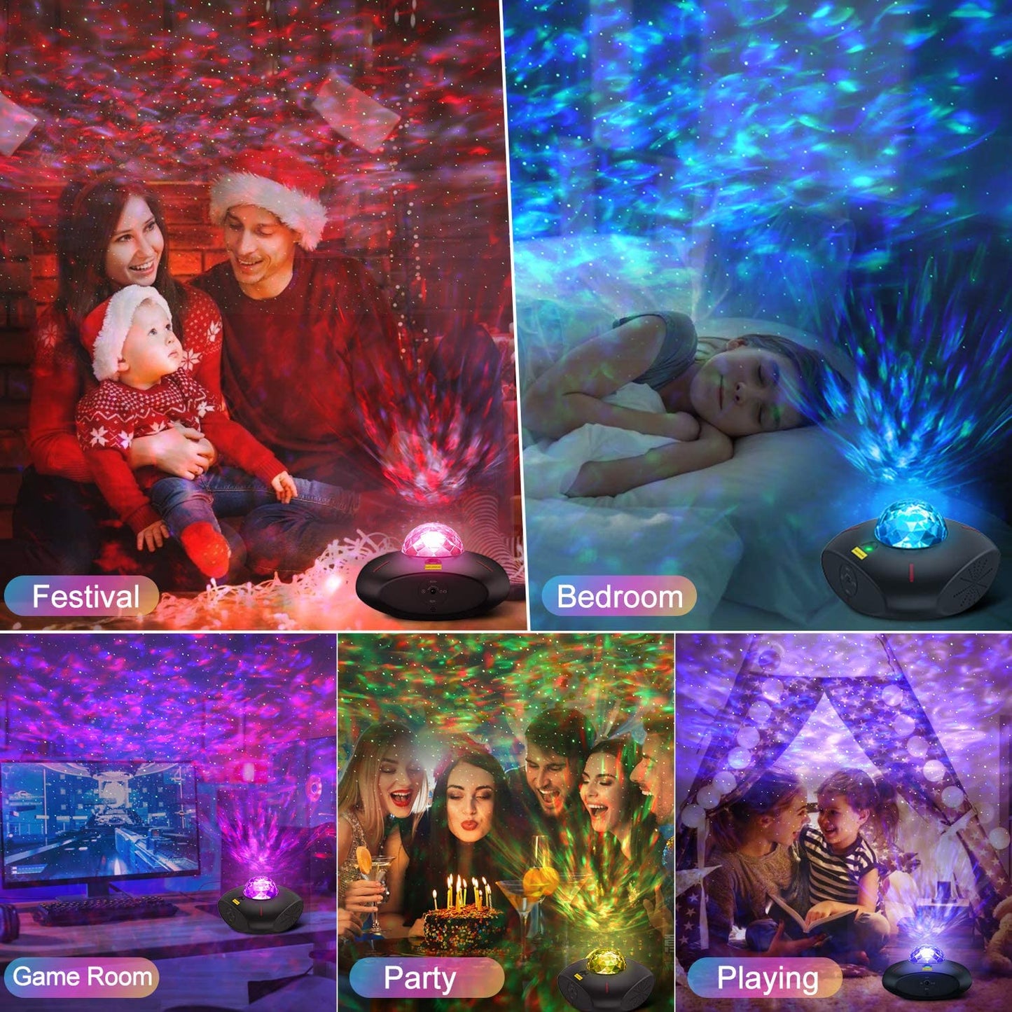 Smart WiFi Galaxy Star Sky Projector