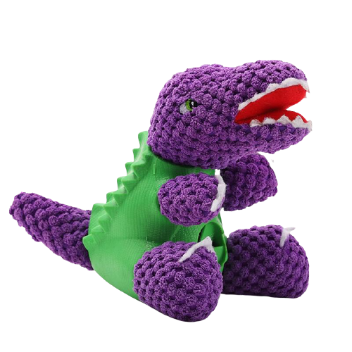 Squeaky Dinosaur Dog Toy
