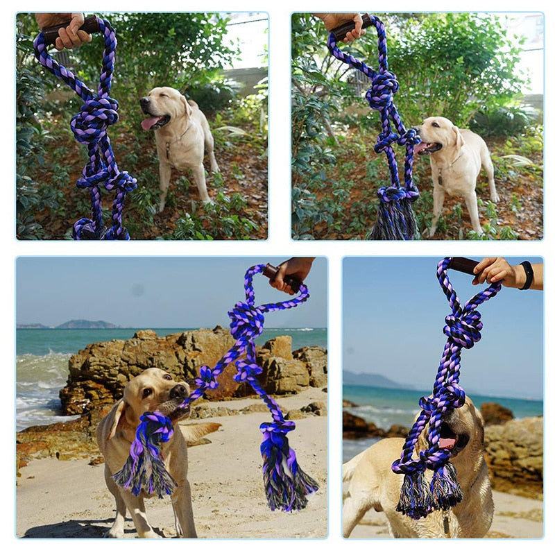 Tug Of War Dog Rope Toy For Aggressive Chewers