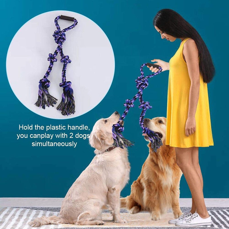 Tug Of War Dog Rope Toy For Aggressive Chewers