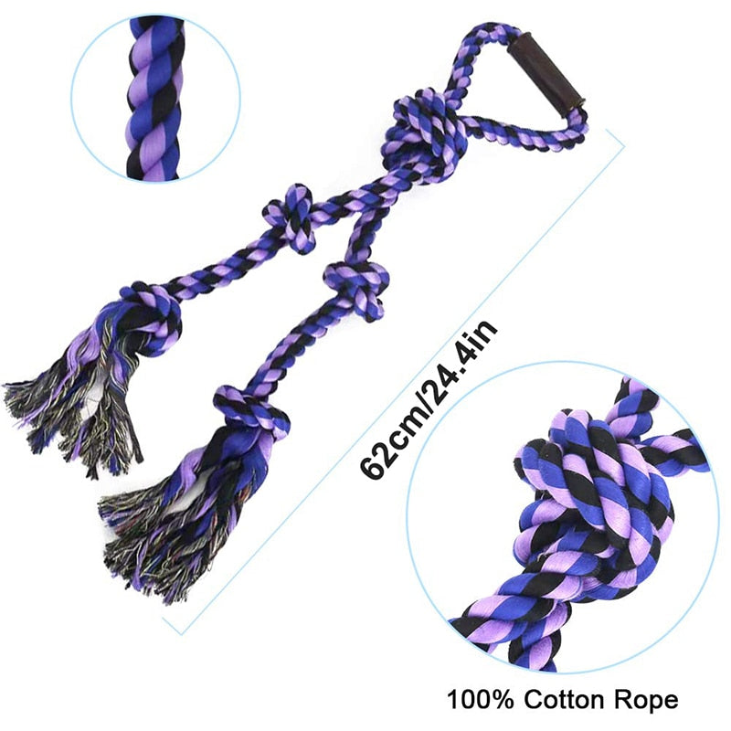Tug Of War Dog Rope Toy For Aggressive Chewers