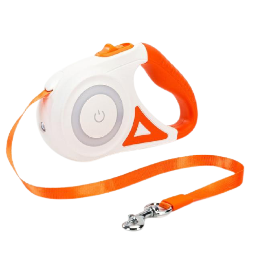 Retractable Dog Leash With LED Flashlight