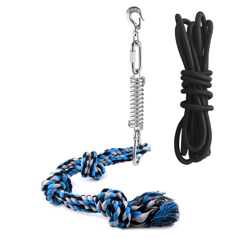 Spring Pole Tug Of War Dog Rope Toy