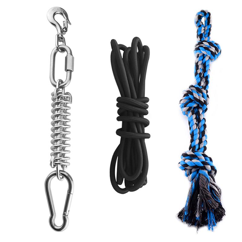 Spring Pole Tug Of War Dog Rope Toy