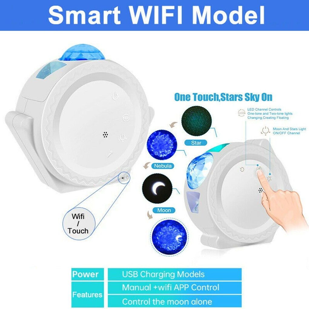 Smart Wifi Starry Sky Projector