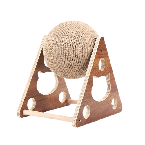 Solid Wood Fun Cat Scratcher