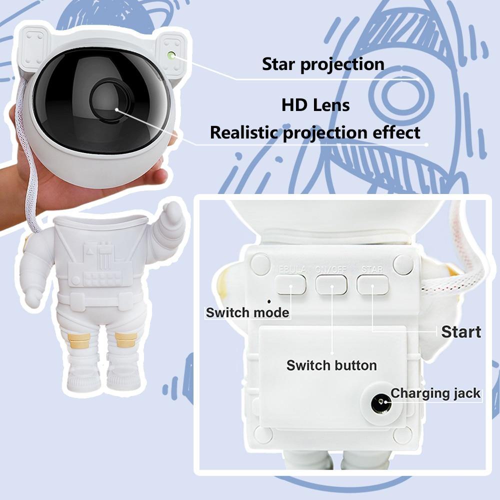 Astronaut Ocean Wave Space Projector - Bark ‘n’ Paws