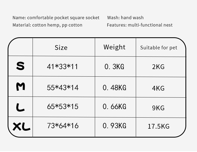 Soft Warm Pet Sofa Bed