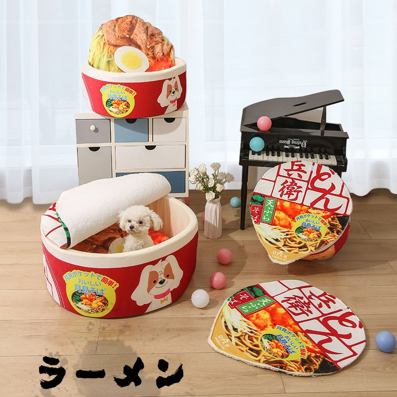 Funny Noodle Cozy Pet Bed
