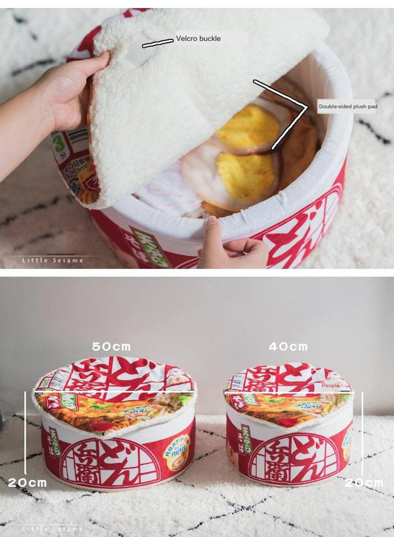 Funny Noodle Cozy Pet Bed