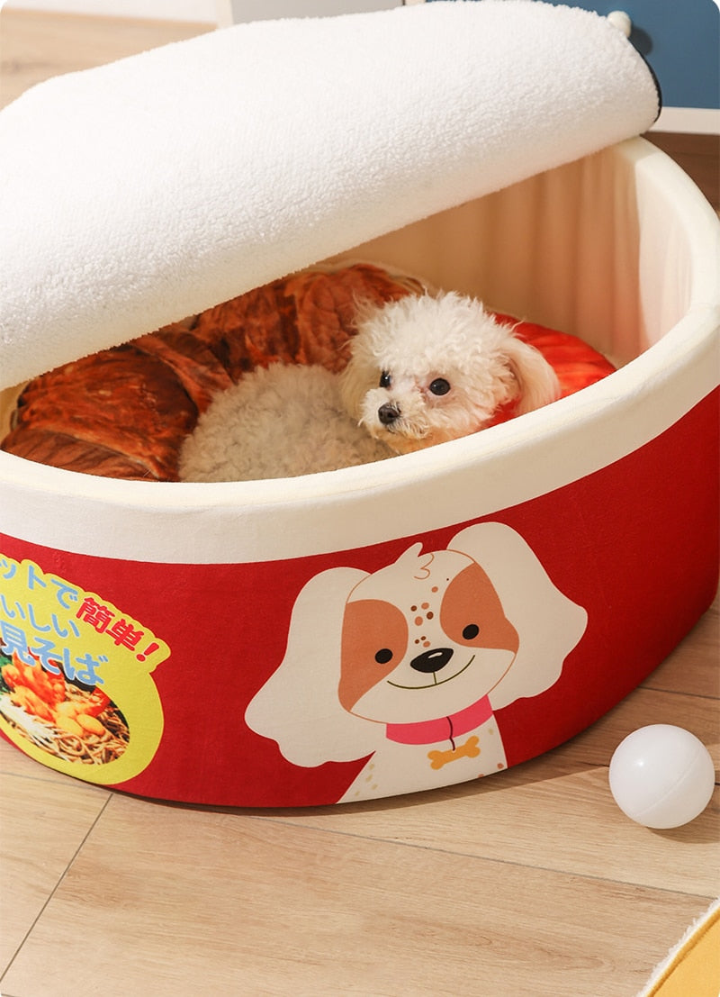 Funny Noodle Cozy Pet Bed