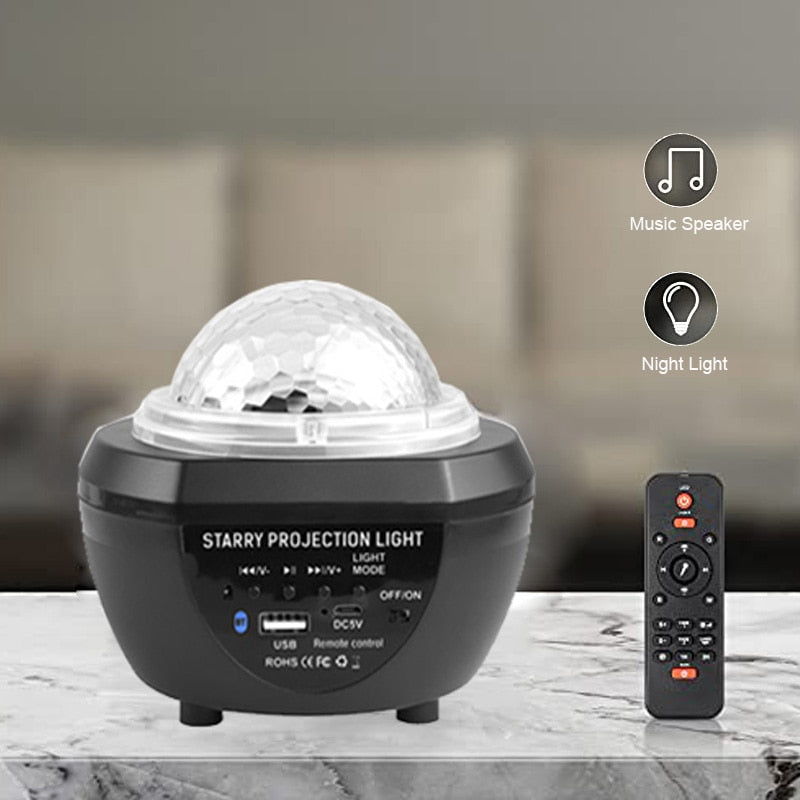 Starry Sky Galaxy Bluetooth Projector