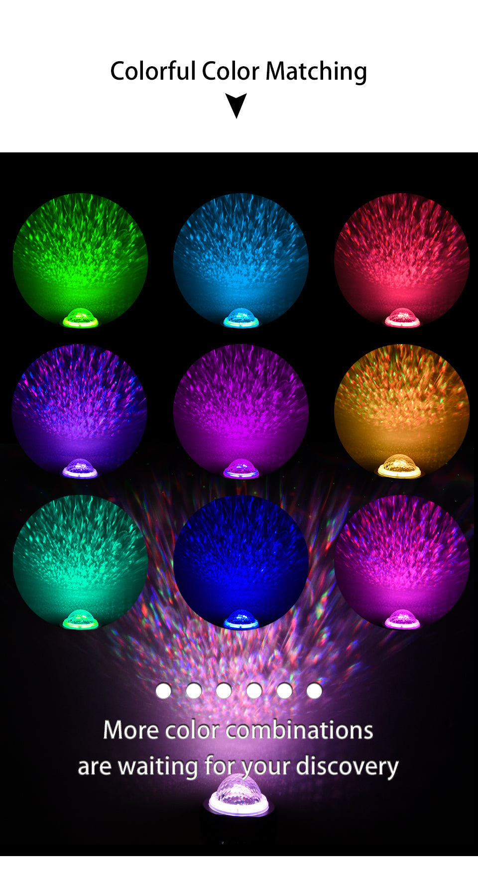 Starry Sky Galaxy Bluetooth Projector