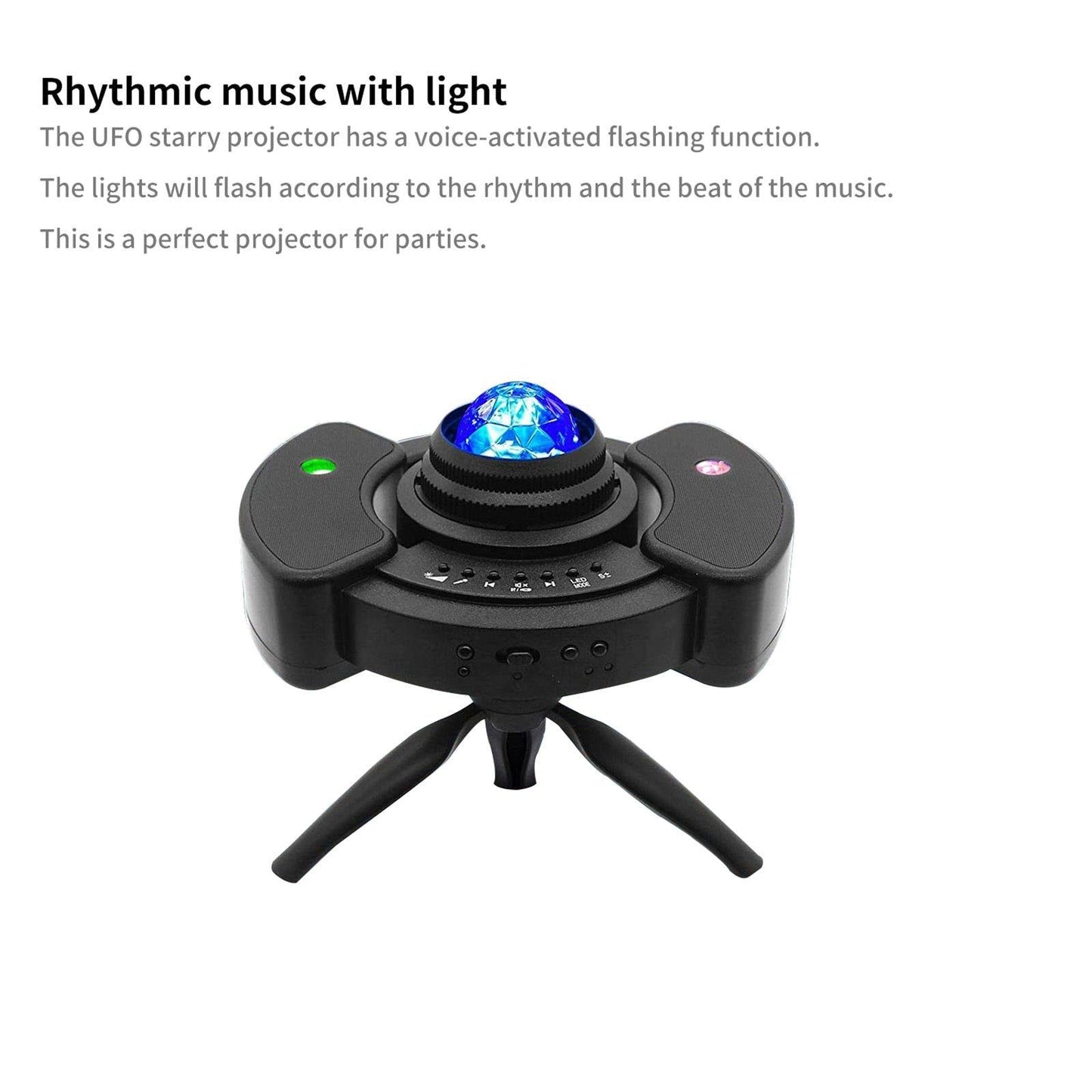 Colorful Starry Sky UFO Galaxy Projector - Bark ‘n’ Paws