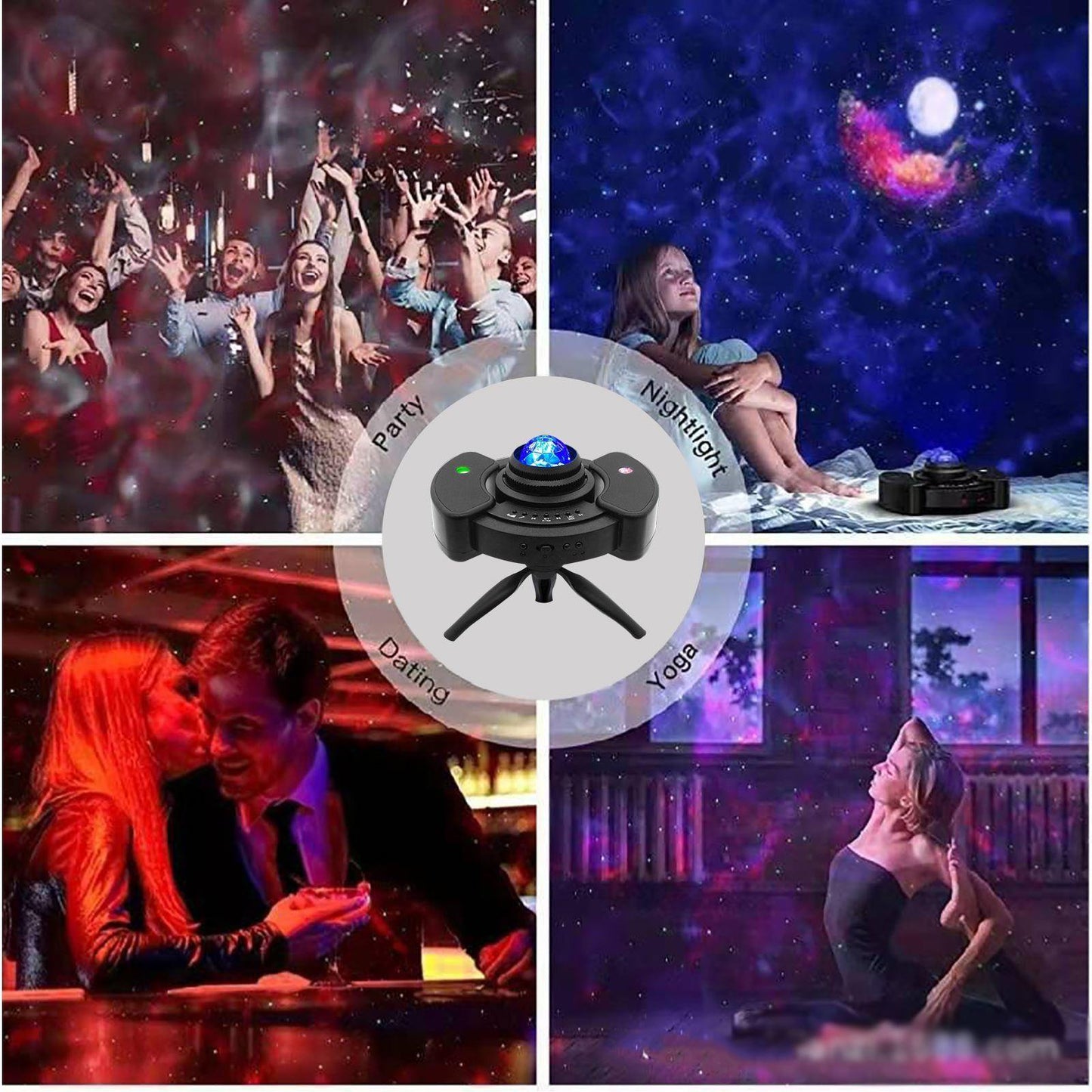 Colorful Starry Sky UFO Galaxy Projector - Bark ‘n’ Paws
