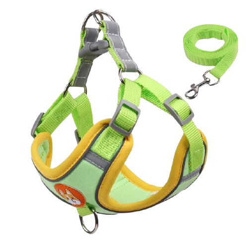 Reflective Dog Harness & Leash Set