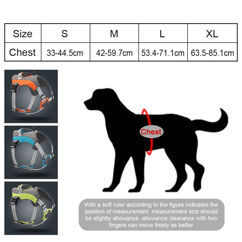 Reflective K9 Nylon Dog Harness