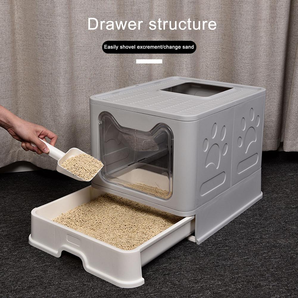 Fully Enclosed Deodorant Cat Litter Tray