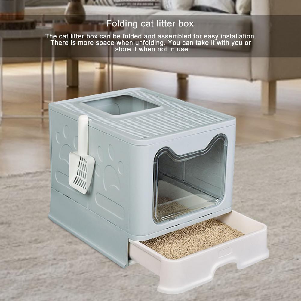 Fully Enclosed Deodorant Cat Litter Tray