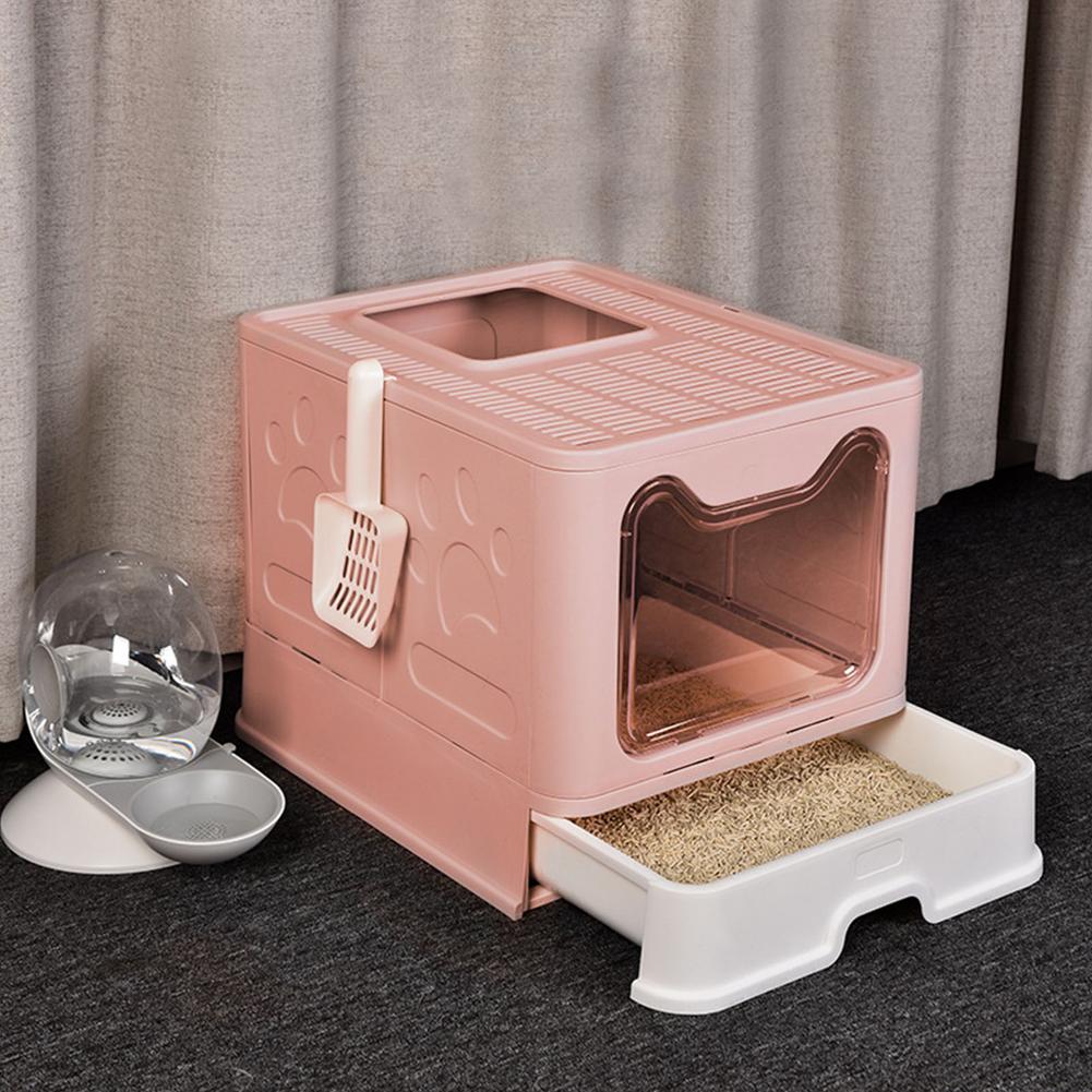 Fully Enclosed Deodorant Cat Litter Tray