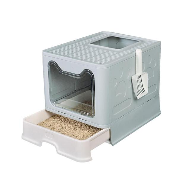 Fully Enclosed Deodorant Cat Litter Tray